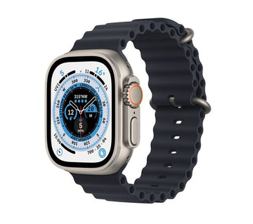 Apple Watch Ultra 2, Titanium Case with Midnight Ocean Band